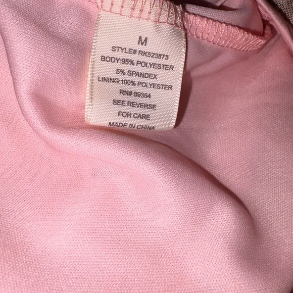 Vintage 90s babydoll  Pink Floral Slip Mini Dress Medium - Picture 5 of 8